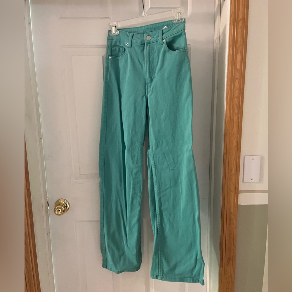 h&m wide leg pants